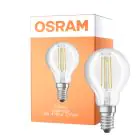 Osram Parathom Classic LED E14 Kogel Filament Helder 4W 470lm - 827/840 Zeer Warm Wit / Koel Wit | Relax en Active - Vervangt 40W